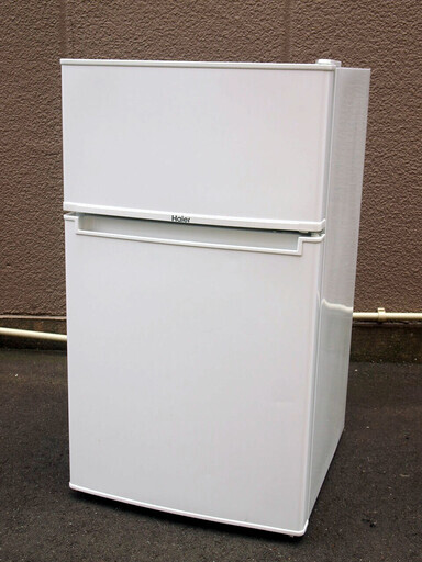 21【6ヶ月保証付】18年製 ハイアール 85L 2ドア 冷凍冷蔵庫 JR-N85B ホワイト