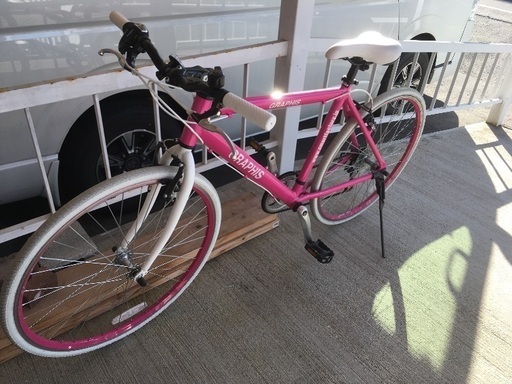 かわいい クロスバイク ピンク あんぱんこ 旭川のクロスバイクの中古あげます 譲ります ジモティーで不用品の処分