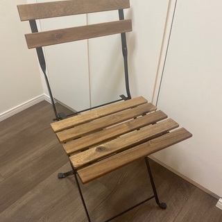 IKEA TÄRNÖ 木の折り畳み椅子2脚ペア
