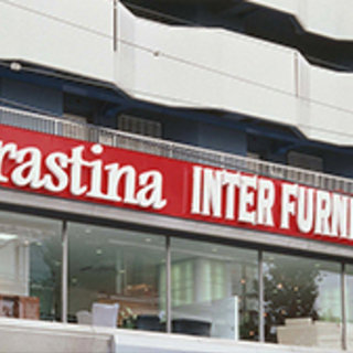 ソファとスツール（オリーブ色）Crastina製