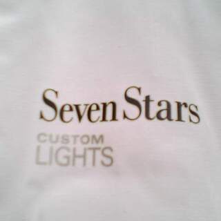Seven Stars CUSTOM LIGHTS ジャンパー セブンスター ライト 煙草 長袖 サイズ L 白 ホワイト Seven Stars CUSTOM LIGHTS ジャンパー セブンスター ライト 煙草 長袖