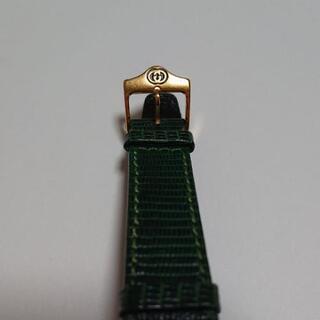 GUCCI☆シェリーライン☆メンズ時計☆ホワイト✕グリーン☆ヴィンテージ