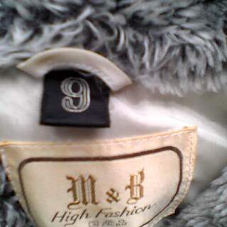 M&B 国産品 長袖 9号 表地 アクリル100% 裏地 アセテート100