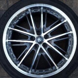 エンケイ 
114.3  5H 8J-19 ET38 タイヤ ハンコック
245/40ZR19 ×4本