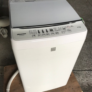 ☆値下げ☆2017年式  美品 洗濯機 4.5kg Hisense