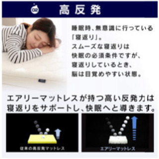 セミダブル 新品、丸ごと洗えるマットレスとセミダブルのベッド！！