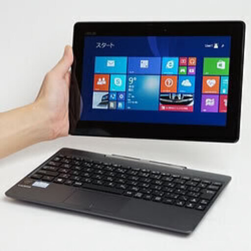 ASUS T100TAM-DK564S　トランスブック　タブレット win8.1 Atom Z3775 1.46GHz 2GB 64GB＋500GB Office／BBY0316-3814