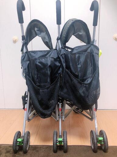 ☆全国発送対応☆交渉可☆【Jeep】ベビーカー ツイン 二人乗り用  