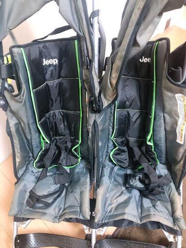 ☆全国発送対応☆交渉可☆【Jeep】ベビーカー ツイン 二人乗り用  