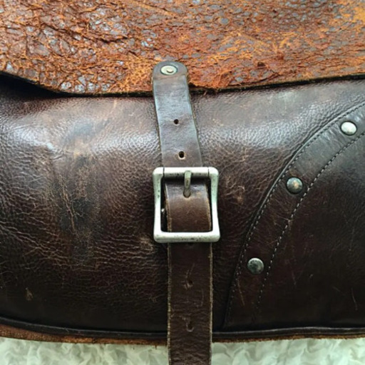 イタリア製】RRL 【LEATHER MAIL BAG】 レザー メール バッグ
