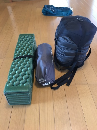 節約 ゴアテックスシュラフテント、その他、シュラフ、マット。お 