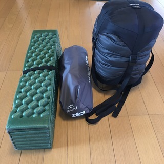 ゴアテックスシュラフテント、その他、シュラフ、マット。お値下げしました!6月13日で店じめです。