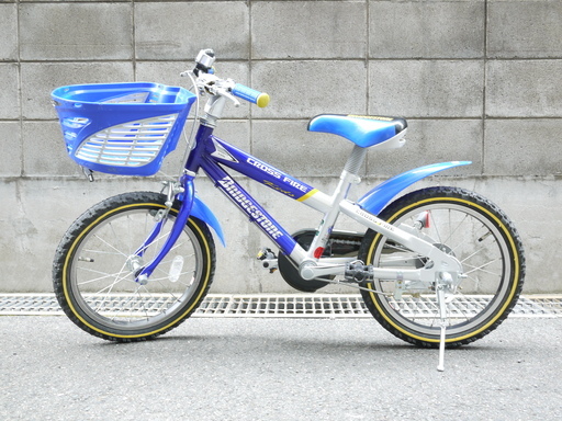 【受け渡し予定者が決まりました】ブリヂストン　子供用自転車　１６インチ　補助輪付　美品