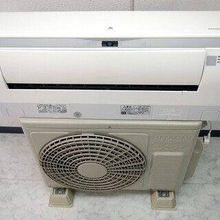 13】17年製 日立 エアコン(おもに6畳用) ステンレス・クリーン 白く