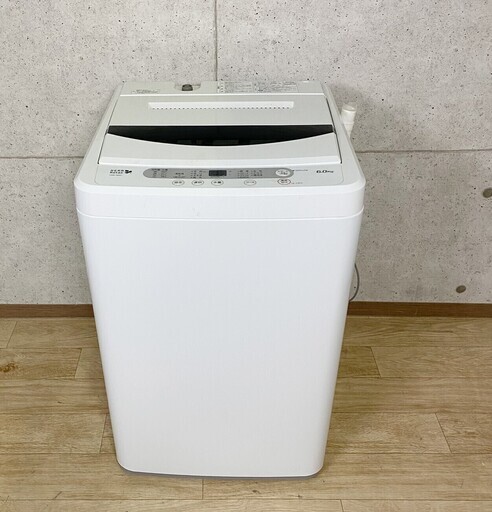 3*58 ヤマダ電機 YAMADA HerbRelax 全自動洗濯機 YWM-T60A1 6.0kg 17年製