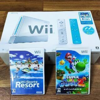 Wii と ソフト2本のセット