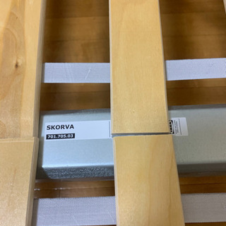 ベッド ☆IKEA ダブルサイズ ベッドフレームのみ 多少のスレあり☆