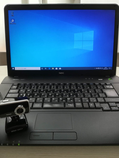 (お打合せ中)ノートパソコン NEC VersaPro VK24LA-E CPU:core i3 メモリ:4GB HDD:250GB OS:Windows10Pro(64bit) 15.6型 無線LAN有(Wi-Fi子機アダプター付き) 光学ドライブ内蔵  USBカメラ付き