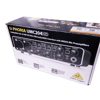 ベリンガー 2入力4出力 USBオーディオインターフェース UMC204HD U-PHORIA