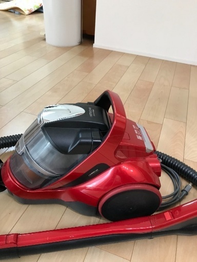 取引き開始、164、日立掃除機CV-SA700（レッド）