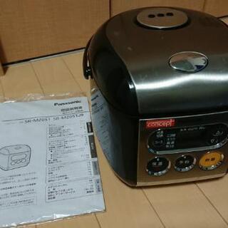 電子ジャー炊飯器 3合炊き パナソニック SR-MZ051J9