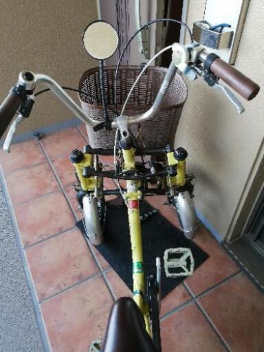 A-326】タイガー 三輪電動自転車 シルバーカラー 中古 激安 通電確認済