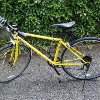 値下げしました】クロスバイク ランボルギーニ アルミフレーム 【引取