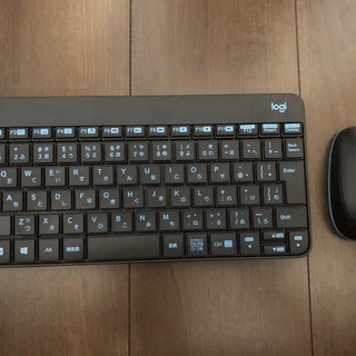 ロジクールワイヤレスキーボード MK245NBK ワイヤレスコン...