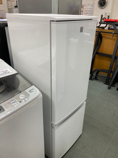 美品！限定‼️シャープ ノンフロン冷凍冷蔵庫 167Ｌ 16年製　ドア付け替えタイプ　SJ-17E3-KW