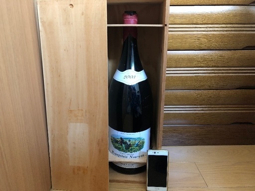 デカイ ワインのボトル木箱付きインテリアに はるさめ 海田市のインテリア 雑貨 小物 置物 オブジェ の中古あげます 譲ります ジモティーで不用品の処分