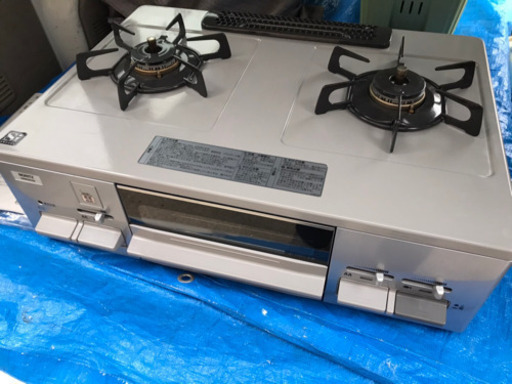 2020年製‼️ノーリツ NORITZ NG80SVM  [ダブル標準バーナー 水なし片面焼グリル 都市ガス用］
