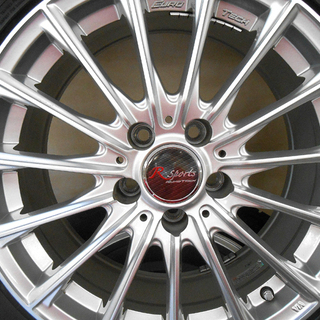 R SOPRTS ユーロテック 17×7.5J +37 PCD112 ダンロップ ウインターマックス 235/65R17 2019年 冬タイヤ 4本セット スタッドレス☆  札幌市 清田区 平岡