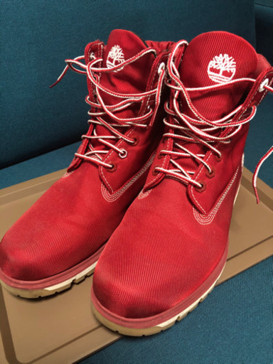 ティンバーランド26cm Timberland 赤 レッド S H 天神橋筋六丁目の靴 バッグの中古あげます 譲ります ジモティーで不用品の処分