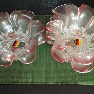 西ドイツ製ガラス食器セット　5枚