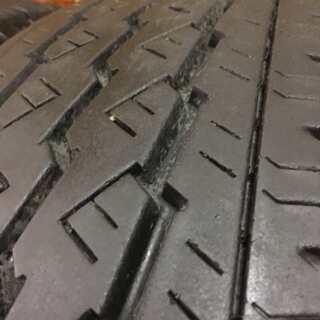 BS V600 195/80R15 107/105L LT 15インチ 夏タイヤ 4本 2016～2018年製 バリ溝 ハイエース キャラバン等 (VTG181) クレジットカード QR決済可能