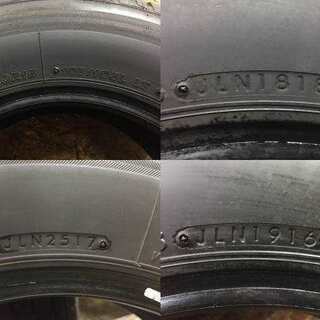 BS V600 195/80R15 107/105L LT 15インチ 夏タイヤ 4本 2016～2018年製 バリ溝 ハイエース キャラバン等 (VTG181) クレジットカード QR決済可能