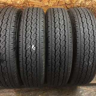 BS V600 195/80R15 107/105L LT 15インチ 夏タイヤ 4本 2019年製 バリ溝 ハイエース レジアスエース等 (VTI151) クレジットカード QR決済可能