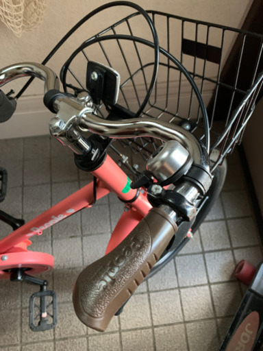 キッズ 自転車 people ピンク 補助輪付き 18インチ TOP ケッター