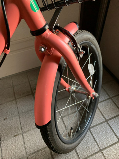 キッズ 自転車 people ピンク 補助輪付き 18インチ People 子ども用