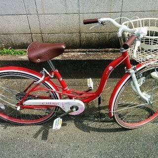 サイクルベースあさひ シェリール 24インチ中古 小学生 自転車