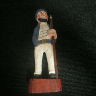 マドロス人形　木彫り　水兵さん　海賊