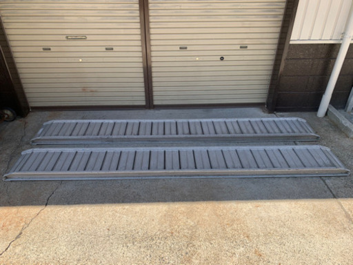 アルミブリッジ 歩み板 建設 機械 農業 3トン W3200xD360xH90mm