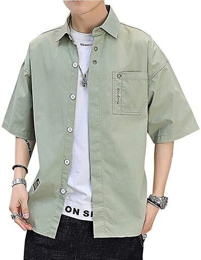 Ncfbag シャツ メンズ 半袖 カジュアル 夏服 オシャレ シャツ 無地 Jingyingli 亀戸のtシャツ メンズ の中古 古着あげます 譲ります ジモティーで不用品の処分