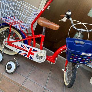 美品！14インチ幼児自転車　ロンドンタクシー