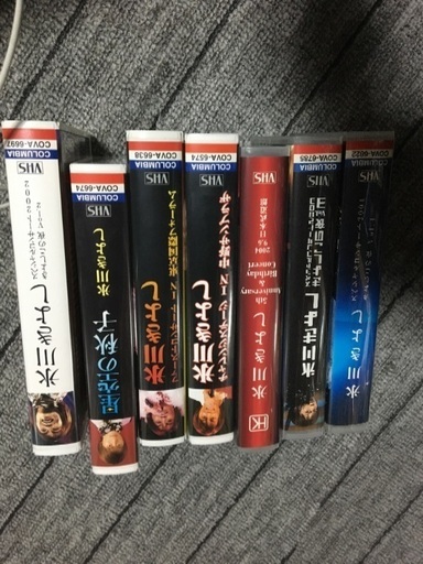 氷川きよしのVHS7本セットよかったらいりませんか？