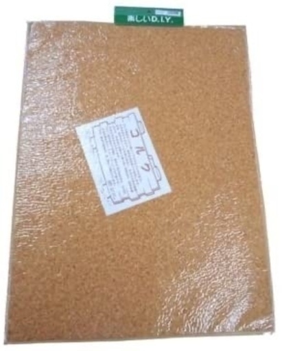 コルクシート2枚　60 x 90 x 0.4 cm
