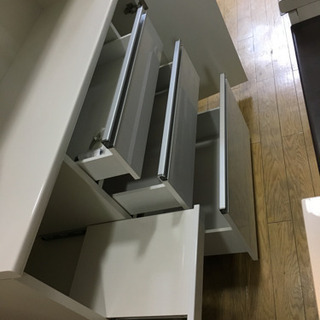 松田家具 アーバンStyle 2面 ワイドレンジボード 日本製