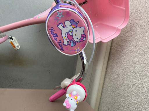 ブリジストン　ハローキティ　自転車　18インチ　美品　キティ　子供用