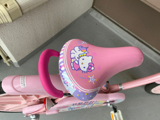 ブリジストン　ハローキティ　自転車　18インチ　美品　キティ　子供用