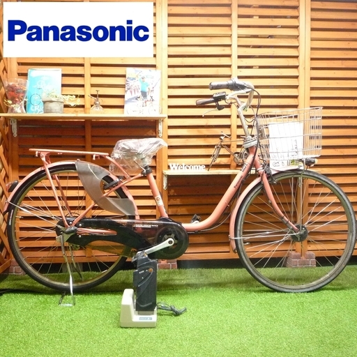 電動自転車 26インチ パナソニック ビビスタイルDX 新基準 中古 エコナビ Panasonic vivistyleDX ●